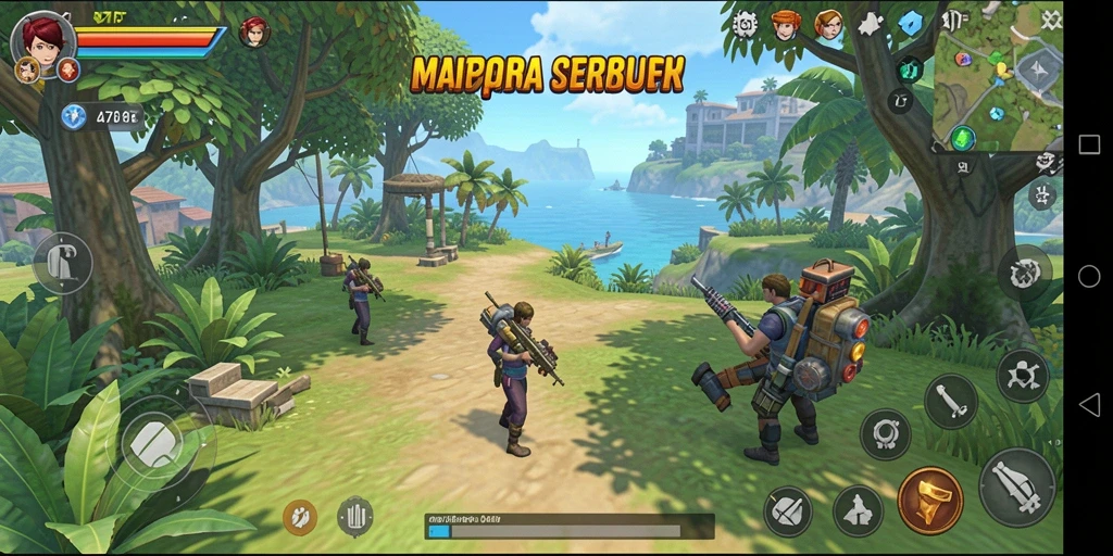 Tangkapan layar utama 47F menampilkan gameplay simulasi kehidupan yang mendalam.