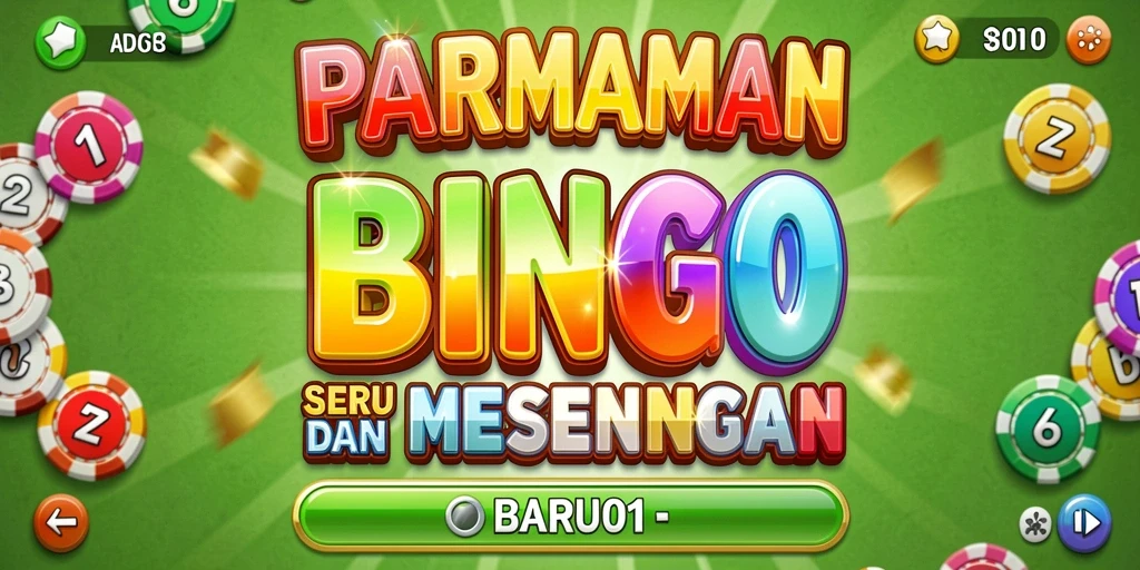 Tampilan gameplay seru dalam BARU01 dengan tema Bingo yang menarik.
