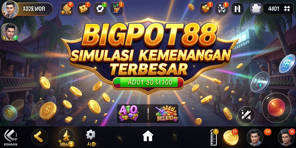 Tampilan menarik dan gameplay interaktif di BIGPOT88.