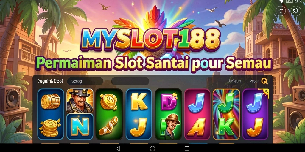 Screenshot gameplay MYSLOT188 yang penuh warna dan menyenangkan.