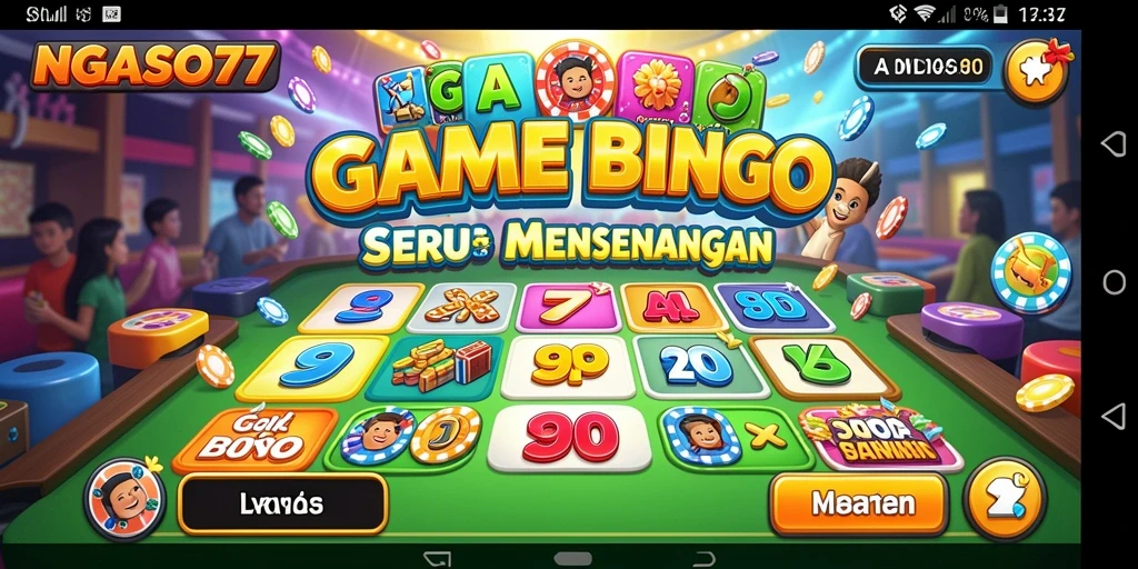 Tampilan gameplay seru dari NGASO77 yang penuh warna.