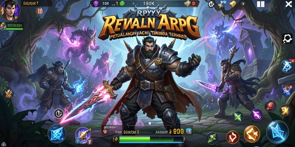 Gameplay RPYYY yang dinamis dan mendebarkan dalam dunia ARPG.