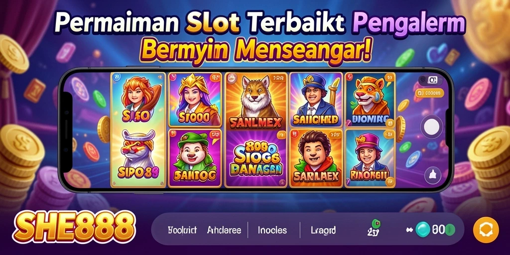 Tampilan gameplay SHE888 yang menarik dan penuh warna.
