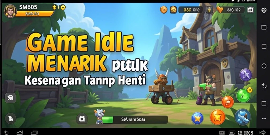 Tampilan gameplay SM605 yang menarik dan adiktif.