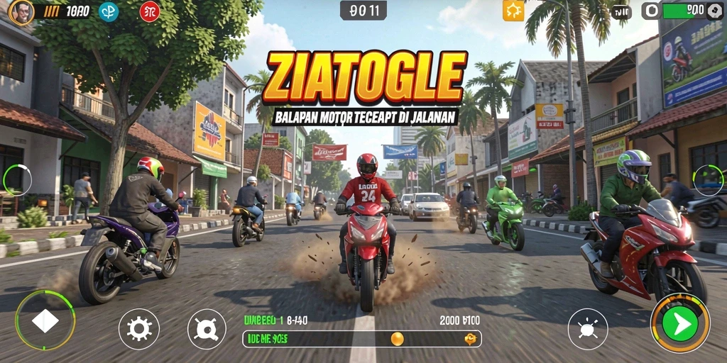Tangkap momen balapan seru di ZIATOGEL dengan motor tercepat.